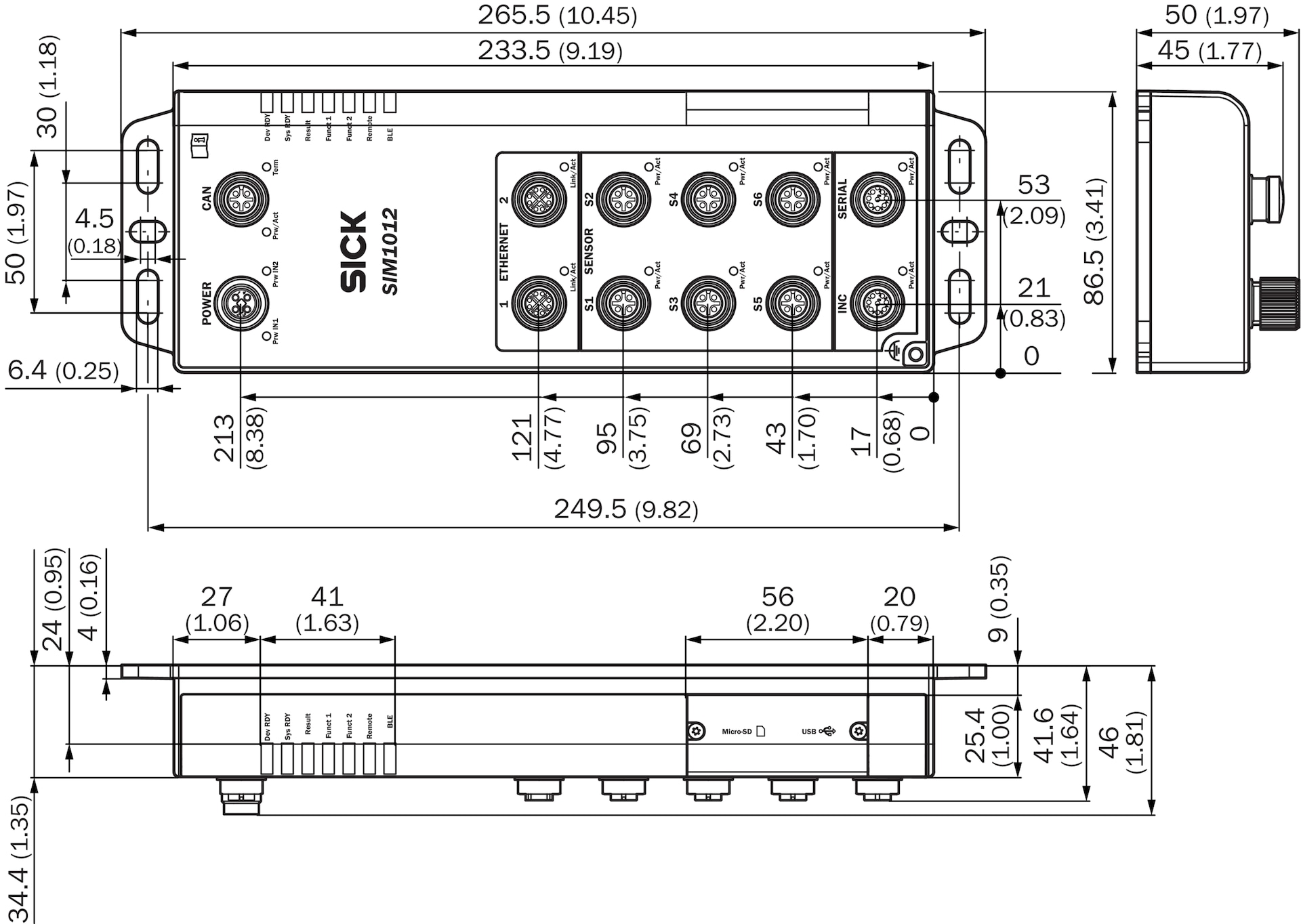 SIM1012-0AXG200 3D Belt Pick - SIM10xx | SICK