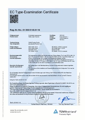 Examination certificate. DULV Type Certificate 966-19 1. EC 517 2014 Certificate. EC-Type-approval no погрузчик.